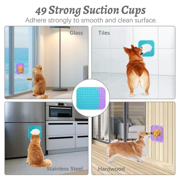 2pcs_Small_Lick_Mat_For_Dogs_With_Suction_Cups_Purple_Light_Blue