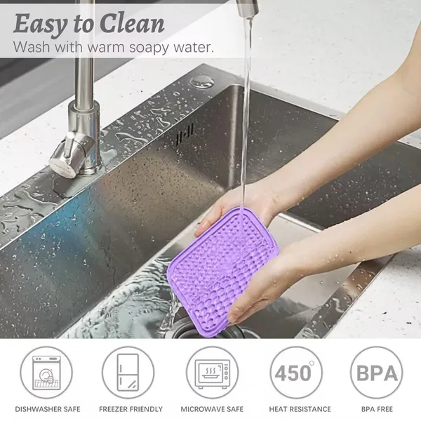 2pcs_Small_Lick_Mat_For_Dogs_With_Suction_Cups_Purple_Light_Blue
