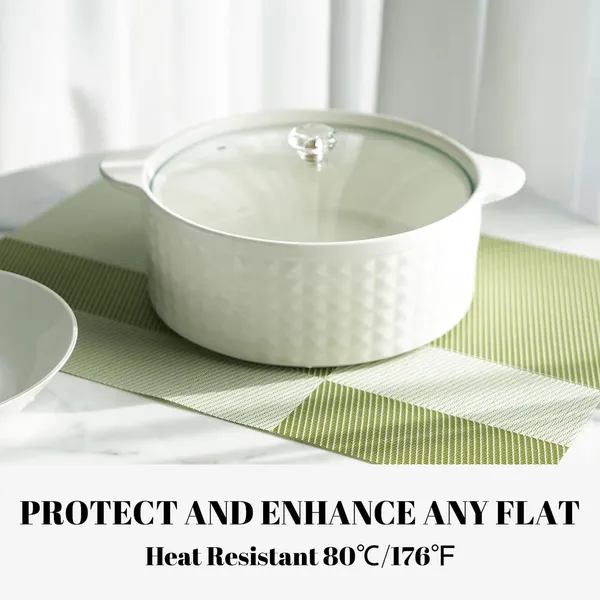 Placemats_Set_Of_4_Vinyl_Plastic_Woven_Place_Mats_For_Kitchen_Table_Indoor_Outdoor_Washable_Placemat_Wipeable_Dining_Table_Mats_Green_Cube_4