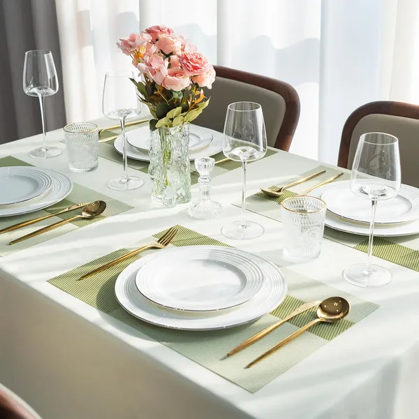 Placemats_Set_Of_4_Vinyl_Plastic_Woven_Place_Mats_For_Kitchen_Table_Indoor_Outdoor_Washable_Placemat_Wipeable_Dining_Table_Mats_Green_Cube_4