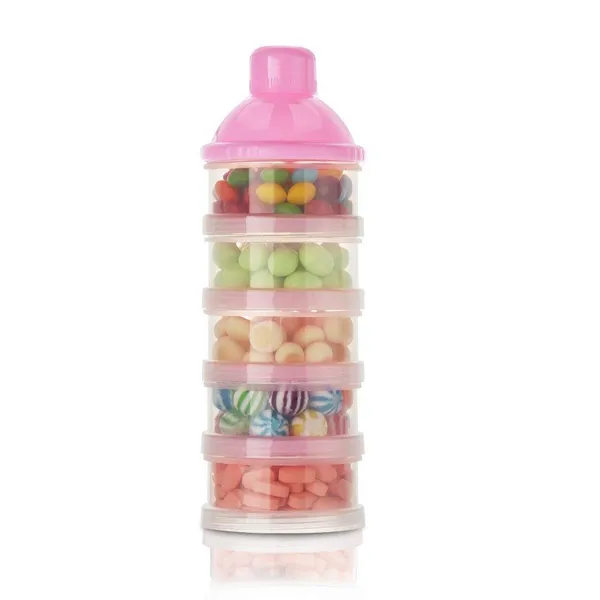 Formula_Dispenser_On_The_Go_5_Compartments_Stackable_Baby_Milk_Powder_Kids_Snack_Container_Bpa_Free_Travel_Friendly_Pack_Of_1_Pink