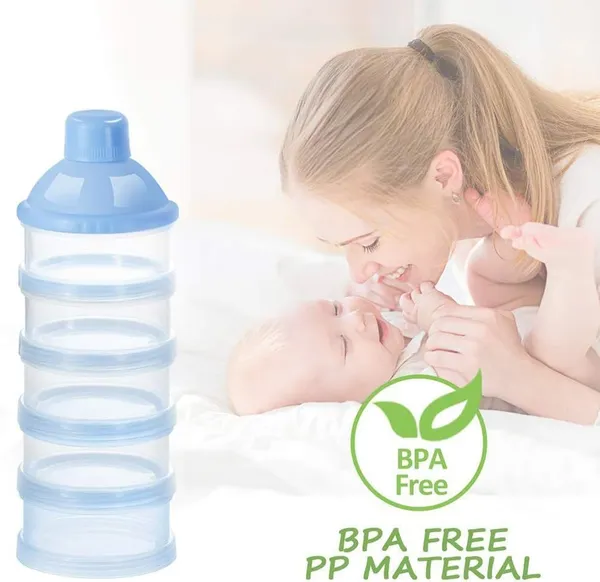 Formula_Dispenser_On_The_Go_5_Compartments_Stackable_Baby_Milk_Powder_Kids_Snack_Container_Bpa_Free_Travel_Friendly_Pack_Of_1_Blue