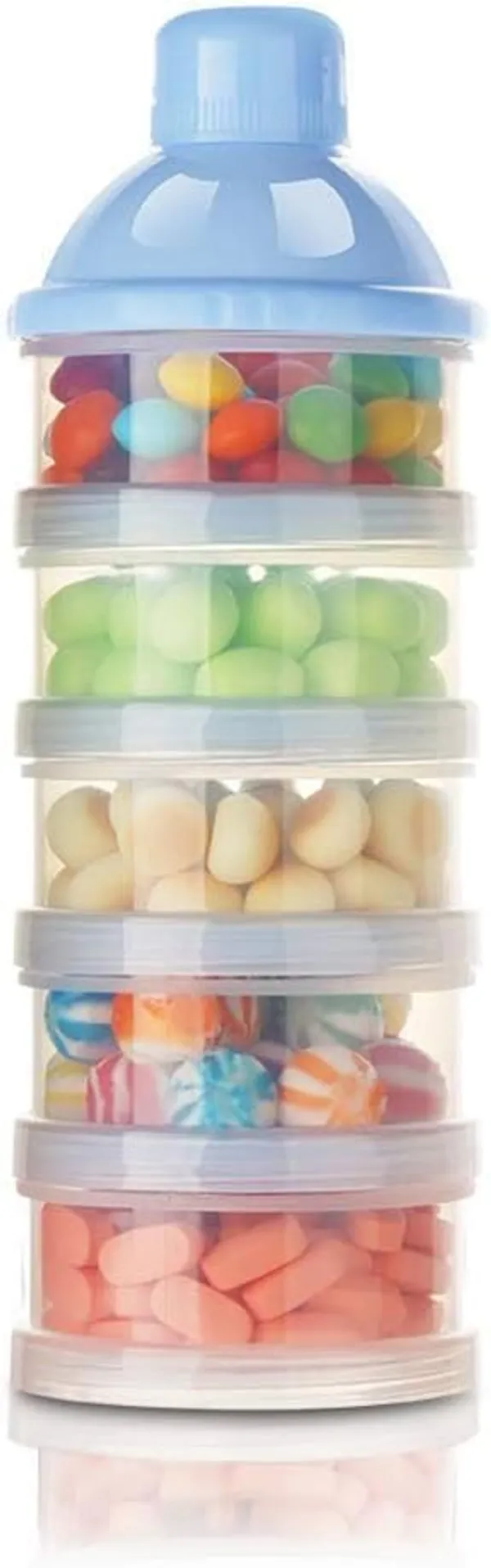 Formula_Dispenser_On_The_Go_5_Compartments_Stackable_Baby_Milk_Powder_Kids_Snack_Container_Bpa_Free_Travel_Friendly_Pack_Of_1_Blue