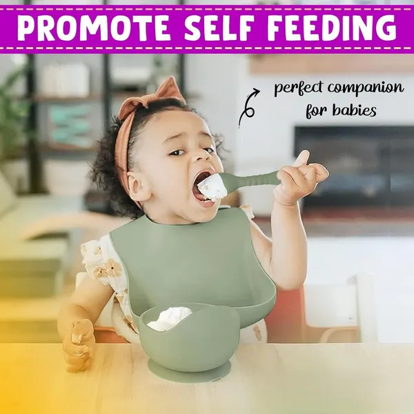 Baby_Feeding_Set_With_Suction_Bowl_Divided_Plate_Spoons_Forks_Sippy_Cup_Self_Feeding_Supplies_Green