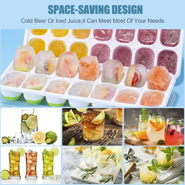 Ice_Cube_Tray_With_Lid_And_Scoop_Ice_Cube_Molds_Storage_Container_Makes_14_Square_Ice_Cubes_Bpa_Free_Multicolor_14_Cube_Tray_Pack_Of_2