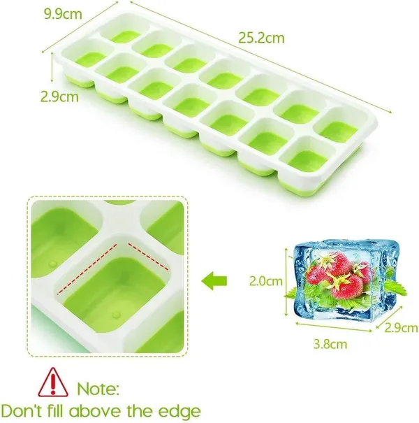 Ice_Cube_Tray_With_Lid_And_Scoop_Ice_Cube_Molds_Storage_Container_Makes_14_Square_Ice_Cubes_Bpa_Free_Multicolor_14_Cube_Tray_Pack_Of_2