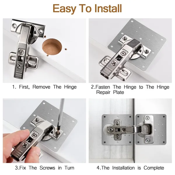 4_Pcs_Hinge_Repair_Plate_Kitchen_Cupboard_Cabinets_Door_Hinge_Repair_Plate_Stainless_Steel_Hinges_Repair_Plates_Brackets_With_Holes_Flat_Fixing_Joining_Mending_Plates_Brackets_With_32_Pcs_Screws