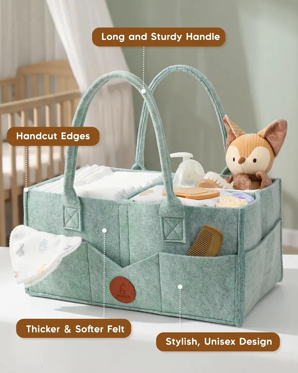 Maliton_Changing_Table_Organiser_Baby_Nappy_Caddy_Newborn_Essentials_Robust_Portable_Felt_Bag_Baby_Storage_Basket_With_Removable_Compartments_Nappy_Bag_As_Baby_Shower_Good_Stuff