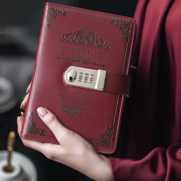 Diary_With_Lock_A5_Pu_Leather_Journal_With_Combination_Vintage_Journal_Password_Protected_Notebook_With_Pen_Gift_Box_Diary_Planner_Organizer_For_Women_Men_8_6x5_8in_192_Pages_The_Secret_Garden_Marron