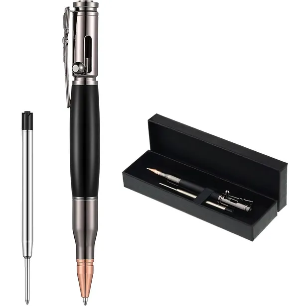 Heavy_Duty_Bolt_Action_Pen_With_Gift_Box_Metal_Ballpoint_Pen_With_Black_Ink_Perfect_Gift_For_Gun_Lovers_Graduates_Fathers_Boyfriends_Bullet_Pen_Black