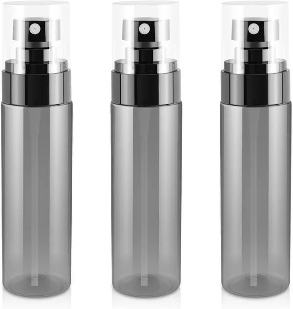 Refillable_Spray_Bottle_100ml_Small_Fine_Mist_Bottles_For_Haircare_Salons_Skin_Care_Plants_Black_Plastic_Travel_Size_Durable_3