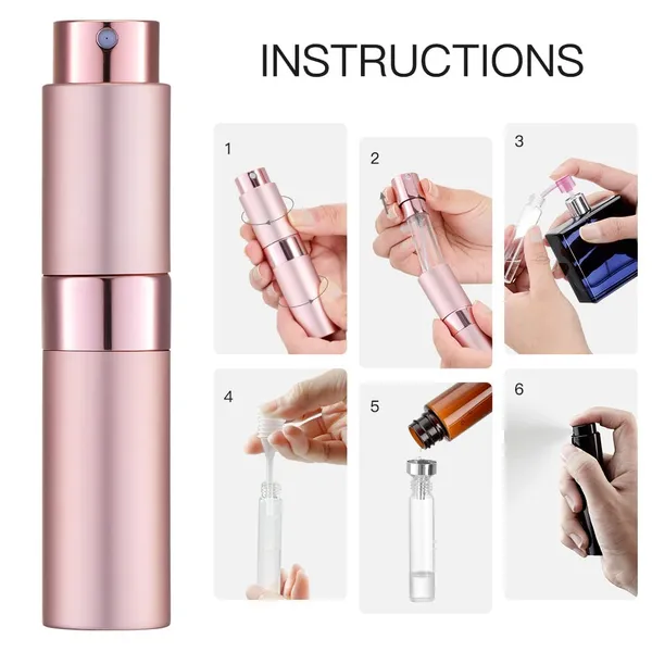 Portable_10ml_Mini_Perfume_Atomizer_Bottles_Refillable_Travel_Spray_Bottles_For_Men_Women_Includes_2_Types_Of_Refill_Tools_Empty_Pocket_Sized_Containers_Pink