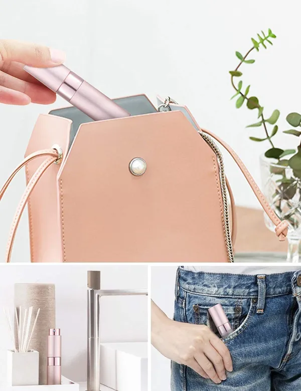 Portable_10ml_Mini_Perfume_Atomizer_Bottles_Refillable_Travel_Spray_Bottles_For_Men_Women_Includes_2_Types_Of_Refill_Tools_Empty_Pocket_Sized_Containers_Pink