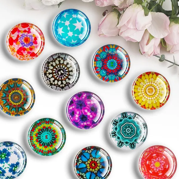 Cute_Modern_Glass_Fridge_Magnets_12_Pack_Of_Colorful_Strong_Magnets_For_Kitchen_Lockers_More_Colourful
