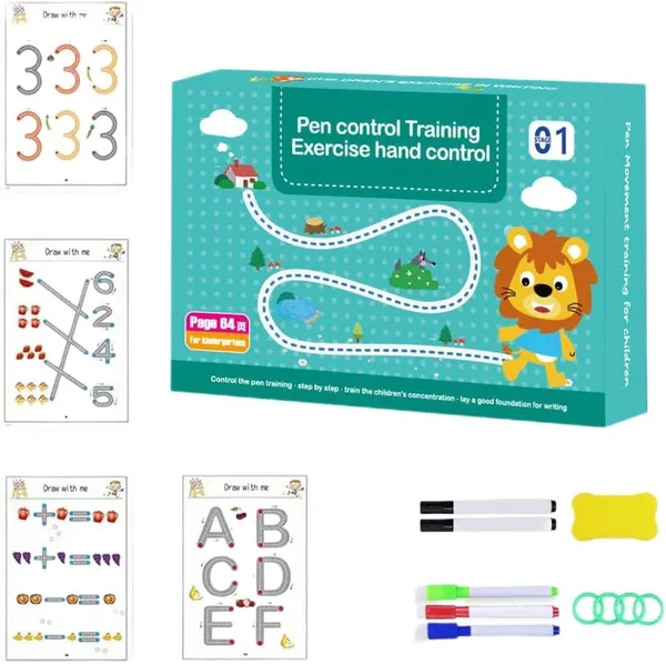 Fennec_Mart_Magical_Tracing_Workbook_Set_64_Pages_Alphabet_Number_Writing_Practice_Book_For_Kids_Reusable_Handwriting_Pen_Control_Training_For_Preschool_Learning