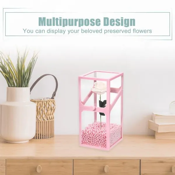 Dustproof_Glass_Cosmetic_Brush_Holder_Makeup_Organizer_Box_With_Lid_For_Vanity_Table_And_Bedroom_Decoration_Square_Pink