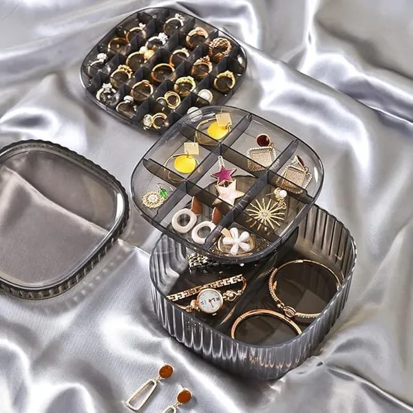 Multi_Compartment_Jewelry_Organizer_Box_Transparent_3_Layer_Acrylic_Case_For_Rings_Chains_Bracelets_More_Gift_For_Her_Transparent_Colour