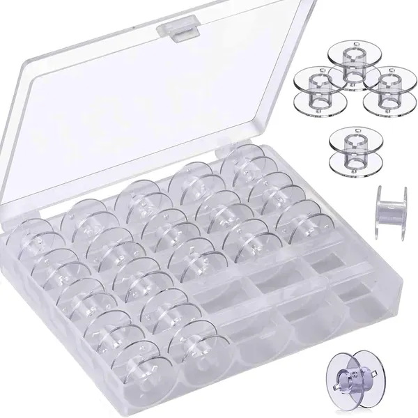 Clear_Bobbins_For_Sewing_Machines_25_Pcs_Plastic_Bobbins_With_Storage_Box_Ideal_For_Domestic_Tailoring_Tools