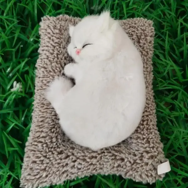 Soft_Sleeping_Cat_Plush_With_Realistic_Meow_Sound_Fun_Toy_For_Kids_Car_Decoration_White