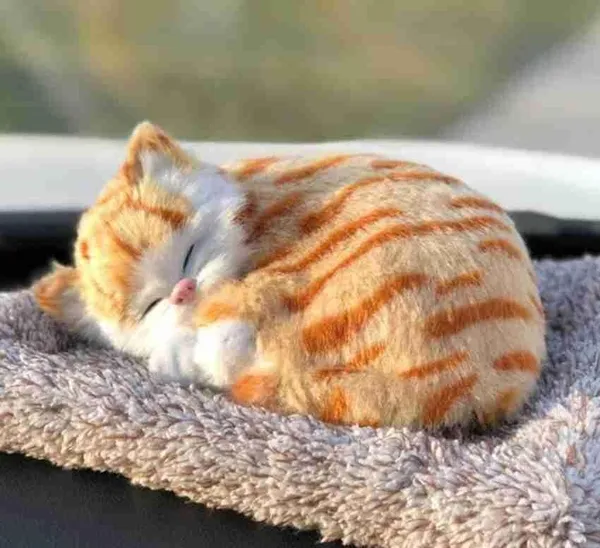 Soft_Sleeping_Cat_Plush_With_Realistic_Meow_Sound_Fun_Toy_For_Kids_Car_Decoration_Orange