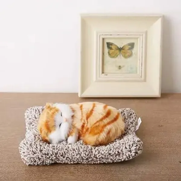 Soft_Sleeping_Cat_Plush_With_Realistic_Meow_Sound_Fun_Toy_For_Kids_Car_Decoration_Orange