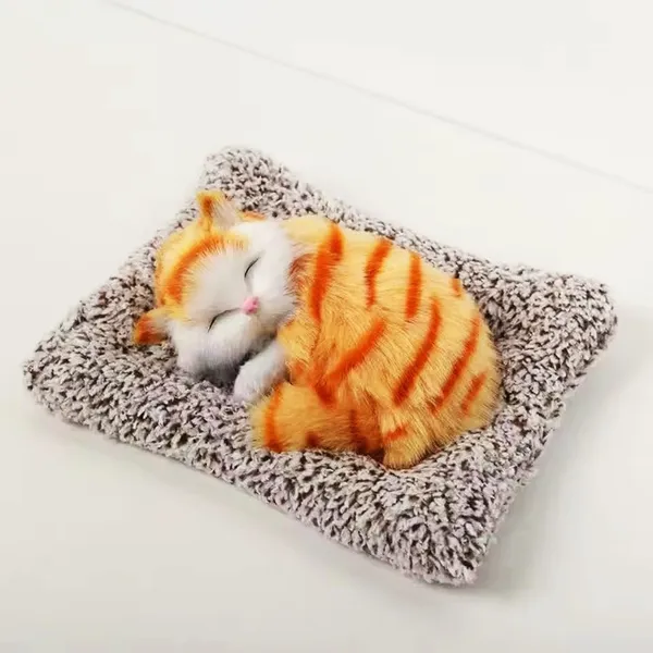 Soft_Sleeping_Cat_Plush_With_Realistic_Meow_Sound_Fun_Toy_For_Kids_Car_Decoration_Orange