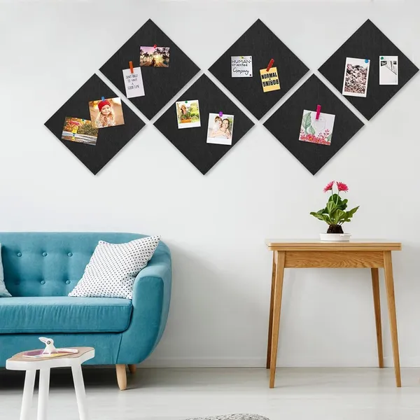 Large_Felt_Bulletin_Board_30x30cm_Self_Adhesive_Message_Boards_With_20_Pushpins_Decorative_Felt_Wall_Tiles_For_Home_Office_School_Notice_Display_Black_4_Pcs