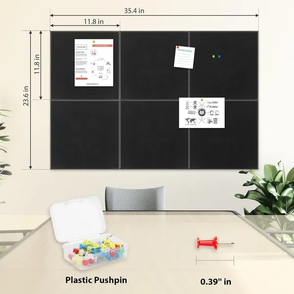 Large_Felt_Bulletin_Board_30x30cm_Self_Adhesive_Message_Boards_With_20_Pushpins_Decorative_Felt_Wall_Tiles_For_Home_Office_School_Notice_Display_Black_4_Pcs