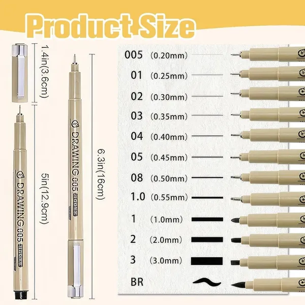 Professional_12_Pcs_Drawing_Pen_Set_Black_Fine_Line_Art_Pens_For_Illustration_Technical_Drawing_Doodles_And_Sketching