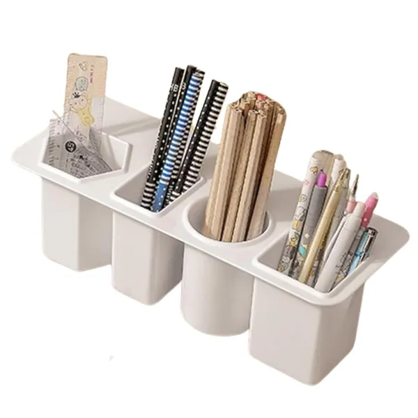 Portable_Self_Adhesive_Pencil_Case_With_4_Slots_Multipurpose_Desktop_Stationery_Organizer_For_School_Office_And_Home_White