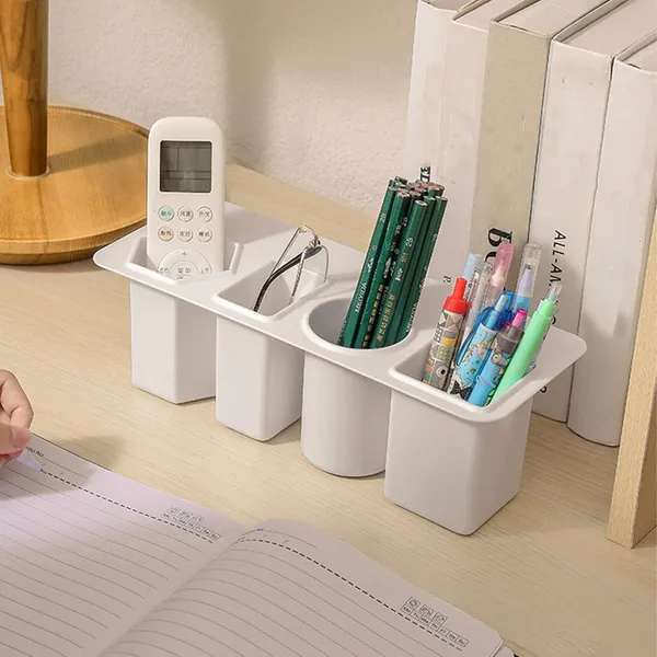 Portable_Self_Adhesive_Pencil_Case_With_4_Slots_Multipurpose_Desktop_Stationery_Organizer_For_School_Office_And_Home_White