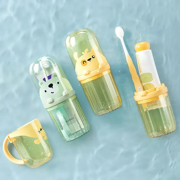 Portable_Kids_Toothbrush_Case_With_Cover_Stylish_Panda_Teddy_Bear_Travel_Friendly_Abs_Toothbrush_Storage_Box_With_Cup_Perfect_For_Travel_Daily_Use_Multi_Colour