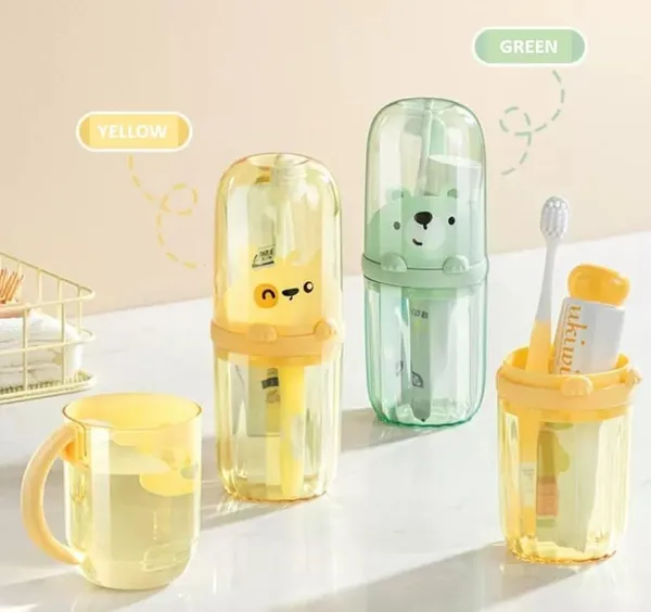 Portable_Kids_Toothbrush_Case_With_Cover_Stylish_Panda_Teddy_Bear_Travel_Friendly_Abs_Toothbrush_Storage_Box_With_Cup_Perfect_For_Travel_Daily_Use_Multi_Colour