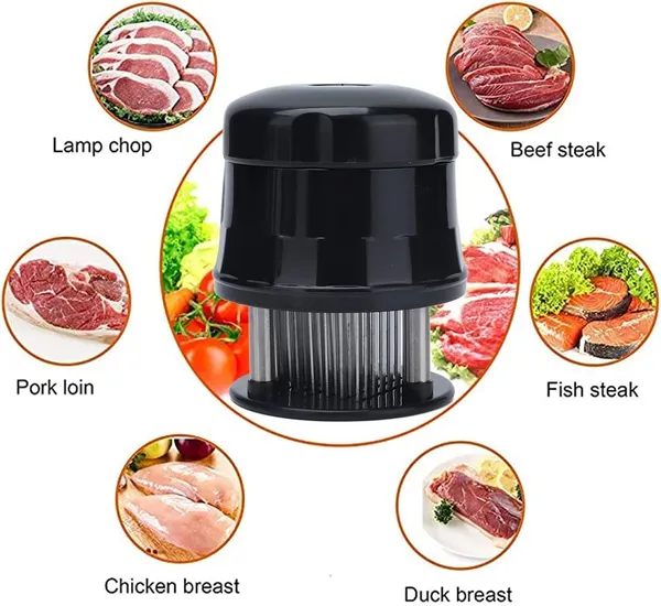 Premium_Meat_Tenderizer_With_56_Sharp_Needles_Round_Kitchen_Accessory_For_Poultry_Beef_Fish_And_More_Comes_With_Protective_Cover