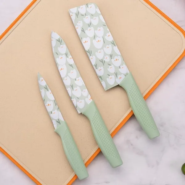 3_Piece_Kitchen_Knife_Set_Professional_High_Carbon_Stainless_Steel_Chef_Utility_Knives_With_Color_Printed_Coating_And_Ergonomic_Handles_Green