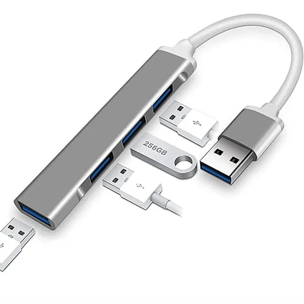 Usb_3_0_Hub_4_Ports_Premium_Aluminum_Usb_Hub_Compatible_With_Windows_Pc_Macc_Mini_Maccbook_And_More_1_Pcs