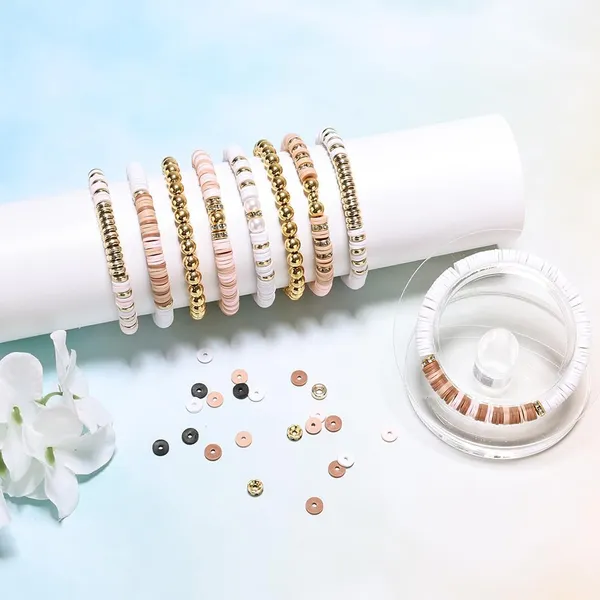 Fennec_Mart_Clay_Bead_Bracelet_Kit_2370pcs_Polymer_Clay_Heishi_Beads_For_Bracelet_Making_Diy_Jewelry_Kit_With_Letter_Beads_Gold_Pearl_Beads_For_Girls_Adults_Brown_Clay_Bead