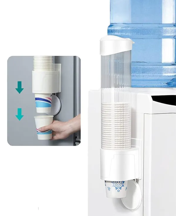 Paper_Cup_Dispenser_Holder_Wall_Mounted_Plastic_Cup_Organizer_For_Bathroom_Kitchen_Office_Fits_Disposable_Water_Drinking_Cups_Adhesive_Or_Screw_Mount_White