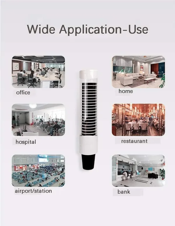 Paper_Cup_Dispenser_Holder_Wall_Mounted_Plastic_Cup_Organizer_For_Bathroom_Kitchen_Office_Fits_Disposable_Water_Drinking_Cups_Adhesive_Or_Screw_Mount_White