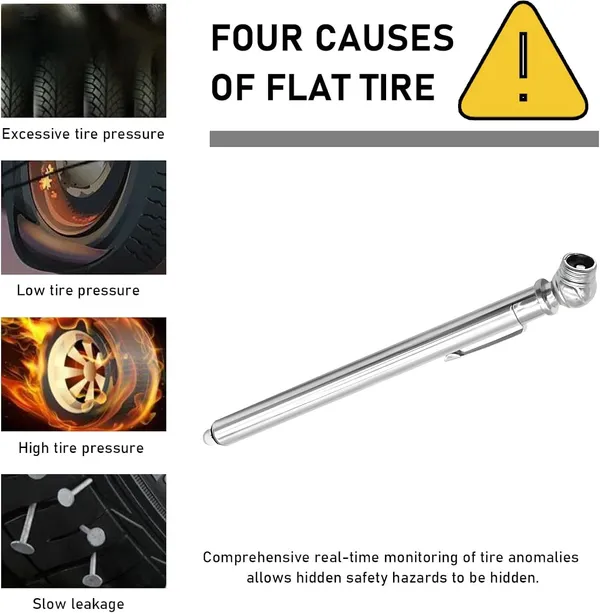 Tire_Pressure_Gauge_S_921_Pencil_Style_With_Deflator_Valve_Reads_In_Psi_Kpa_Durable_Plated_Brass_For_Car_Tires_1_Pcs
