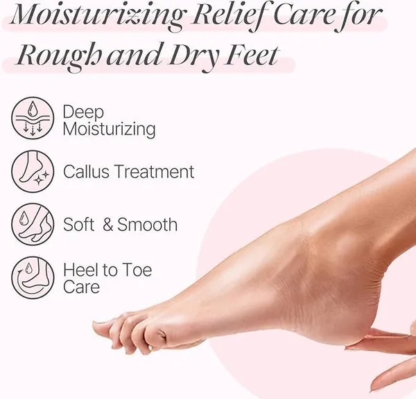 Feenec_Mart_Foot_Peel_Mask_1_Pack_Exfoliating_Foot_Mask_For_Dry_Cracked_Callused_Feet_Foot_Spa_Peeling_Mask_For_Men_Women_Dead_Skin_Heel_Repair_Treatment_Foot_Care_Moisturizer_Lavender