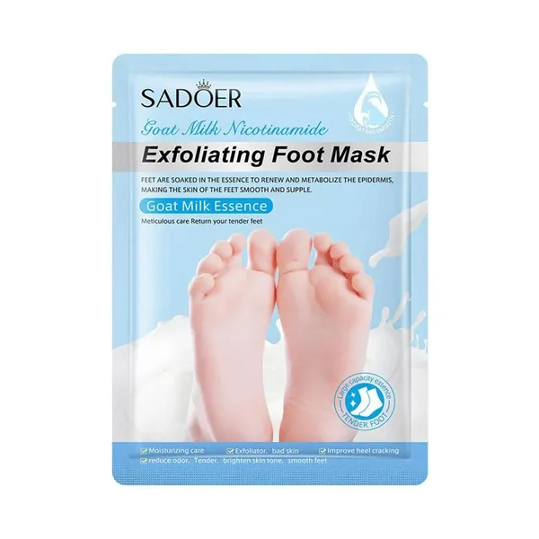 Feenec_Mart_Foot_Peel_Mask_1_Pack_Exfoliating_Foot_Mask_For_Dry_Cracked_Callused_Feet_Foot_Spa_Peeling_Mask_For_Men_Women_Dead_Skin_Heel_Repair_Treatment_Foot_Care_Moisturizer_Goat_Milk