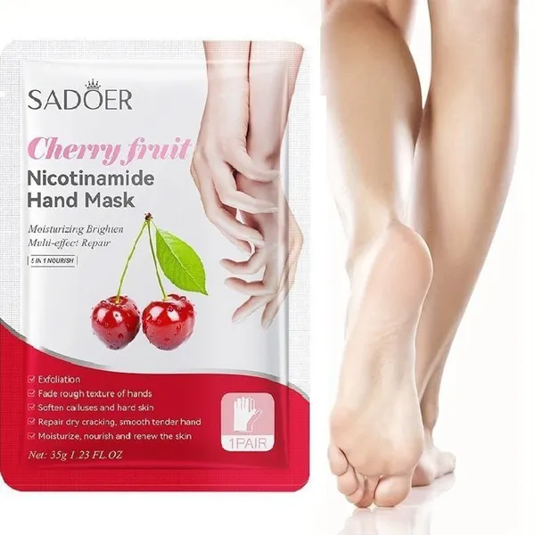 Feenec_Mart_Foot_Peel_Mask_1_Pack_Exfoliating_Foot_Mask_For_Dry_Cracked_Callused_Feet_Foot_Spa_Peeling_Mask_For_Men_Women_Dead_Skin_Heel_Repair_Treatment_Foot_Care_Moisturizer_Cherry