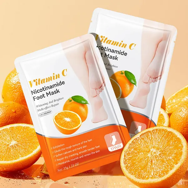 Feenec_Mart_Foot_Peel_Mask_1_Pack_Exfoliating_Foot_Mask_For_Dry_Cracked_Callused_Feet_Foot_Spa_Peeling_Mask_For_Men_Women_Dead_Skin_Heel_Repair_Treatment_Foot_Care_Moisturizer_Vitamin_C