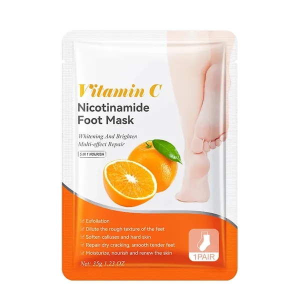 Feenec_Mart_Foot_Peel_Mask_1_Pack_Exfoliating_Foot_Mask_For_Dry_Cracked_Callused_Feet_Foot_Spa_Peeling_Mask_For_Men_Women_Dead_Skin_Heel_Repair_Treatment_Foot_Care_Moisturizer_Vitamin_C