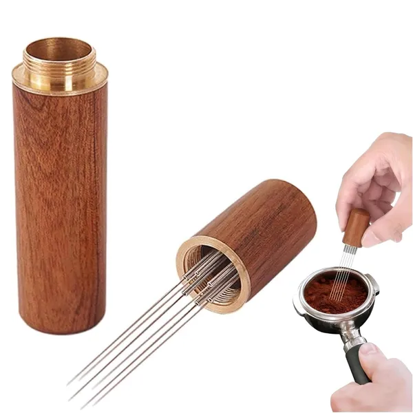 Espresso_Coffee_Distributor_With_6_Stainless_Steel_Needles_Walnut_Handle_Aluminium_Alloy_Stand_Replaceable_Needle_Stirrer_Barista_Coffee_Accessory