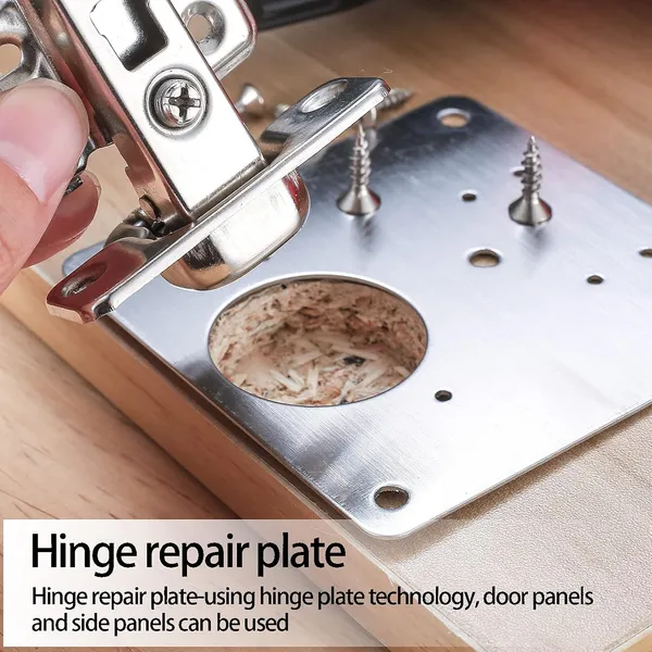6_Pcs_Stainless_Steel_Cabinet_Hinge_Repair_Plates_With_48_Screws_Flat_Fixing_Brackets_To_Mend_Kitchen_Cupboard_Doors_6