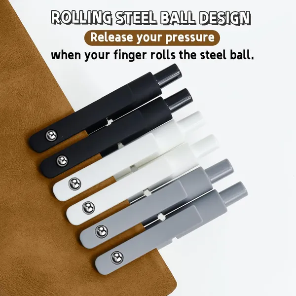 6_Pcs_Retractable_Gel_Pens_Set_Quick_Dry_Black_Ink_0_5mm_Fine_Point_Pens_Smooth_Writing_Rollerball_Gel_Ink_Pens_With_Soft_Touch_Grip_For_School_Office_Home_Use_Black_White_Grey