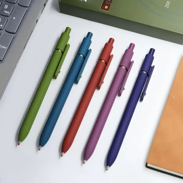 5pcs_Retractable_Gel_Pens_Set_Quick_Dry_Black_Ink_0_5mm_Fine_Point_Pens_Smooth_Writing_Rollerball_Gel_Ink_Pens_With_Soft_Touch_Grip_For_School_Office_Home_Use_Vintage_Colour