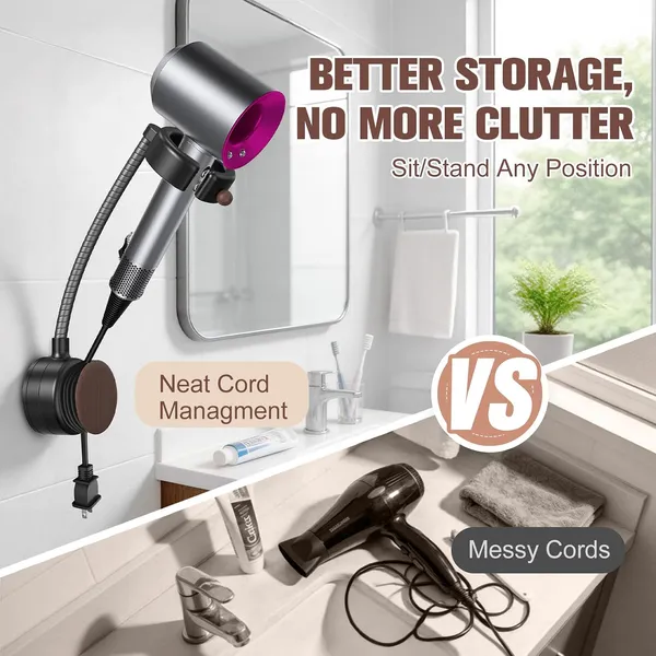 Seancheer_Hands_Free_Hair_Dryer_Holder_Wall_Mount_360_Rotating_Adjustable_Height_Suction_Cup_Blow_Dryer_Holder_No_Drill_Installation_Damage_Free_Wall_With_Cord_Storage_For_Most_Hair_Dryers